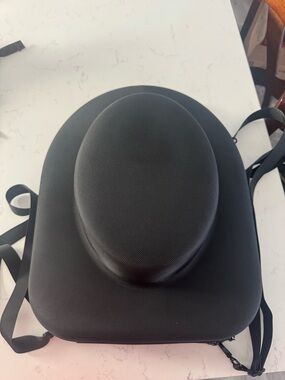 Black VR Headset Carrying Case - Protective Travel Bag